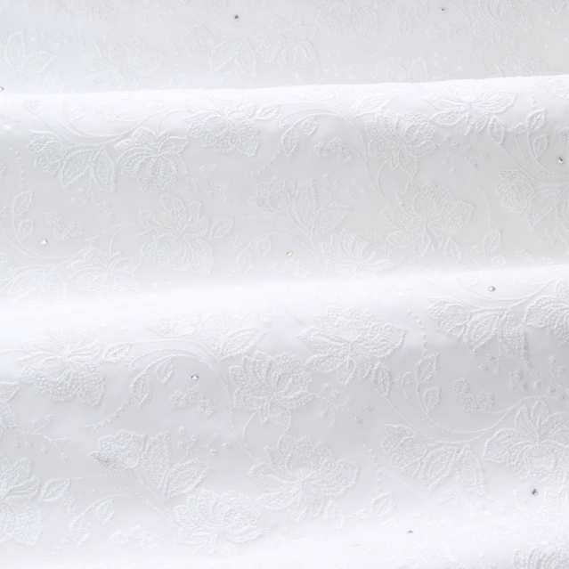Embroidery white