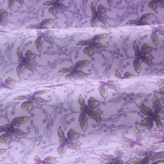Embroidery lilac