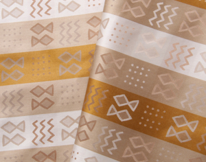 Bogolan beige-white-gold