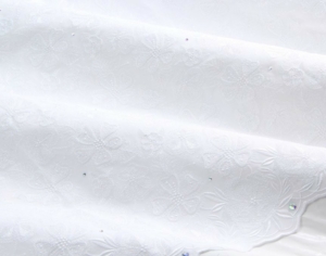 Embroidery white