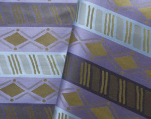 Bogolan lilac-oliv
