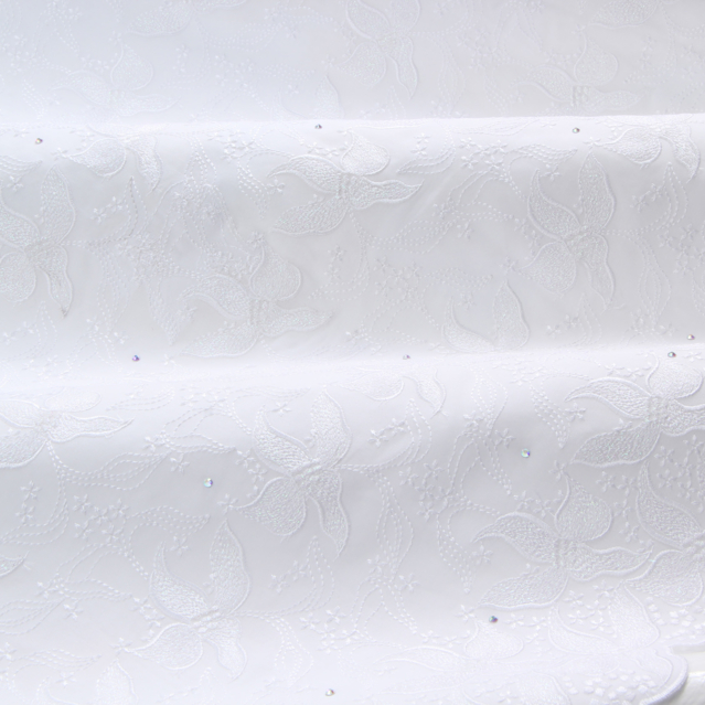 Embroidery white