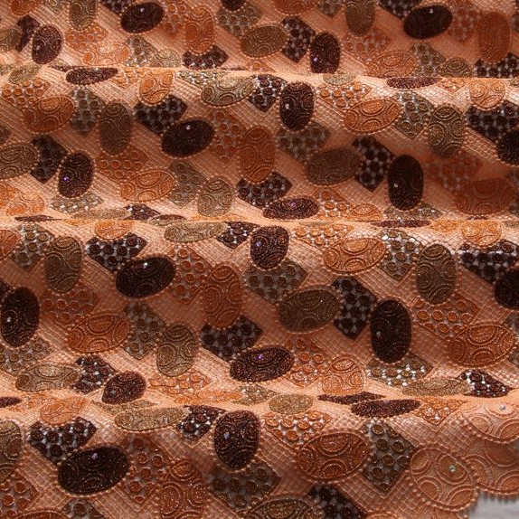 Guipure orange-brown