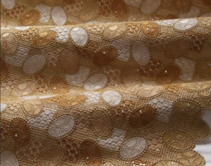 Guipure gold-beige