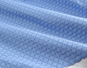 Polished Cotton powder blue