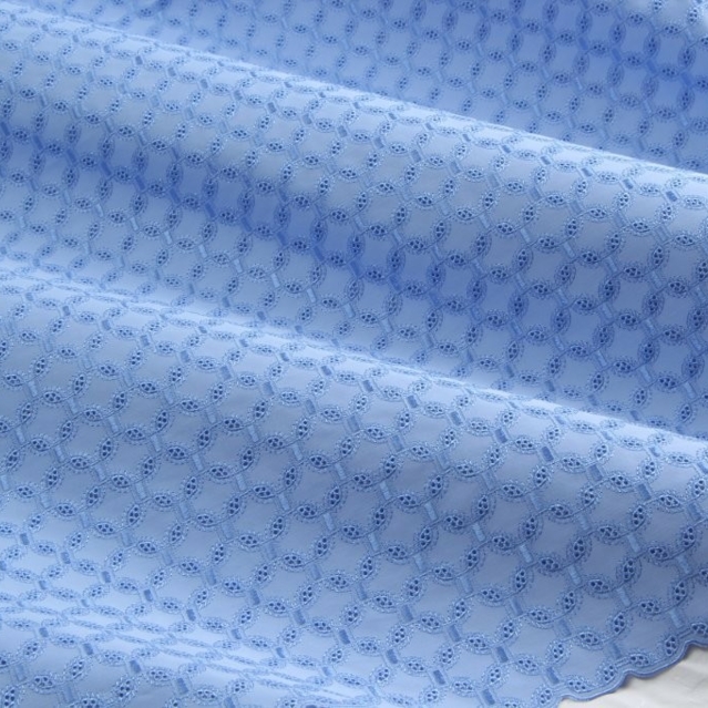 Polished Cotton powder blue