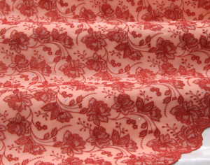 Embroidery red
