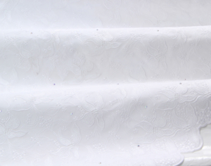 Embroidery white