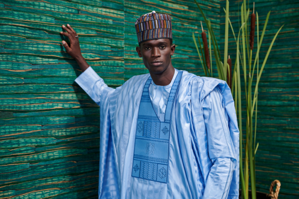 Grand Boubou in light blue
