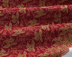 Embroidery red-gold
