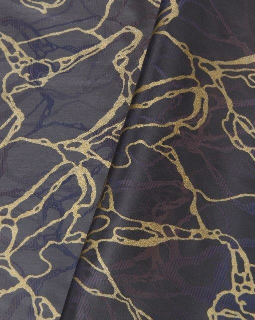 Doré aubergine-gold
