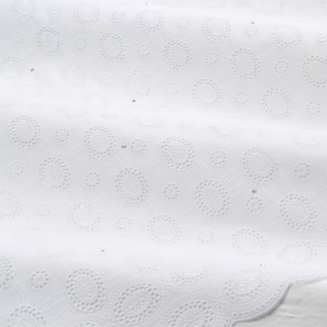 Embroidery white