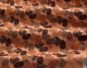 Guipure orange-brown