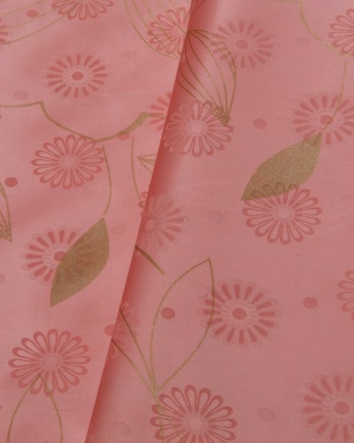 Getzner Doré salmon with gold print