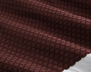 Polished Cotton chocolate brown