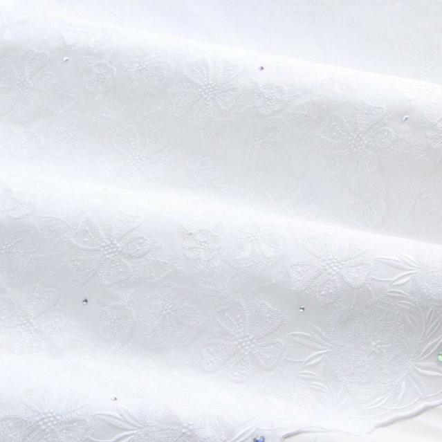 Embroidery white