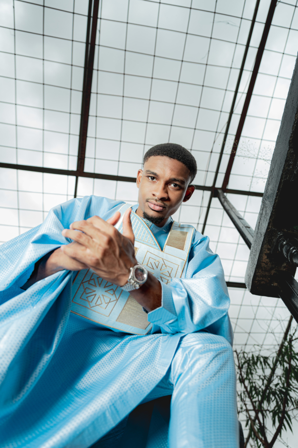 Young man posing in Getzner Fokus