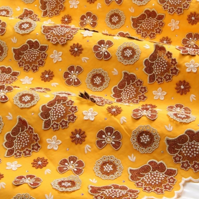 Embroidery yellow