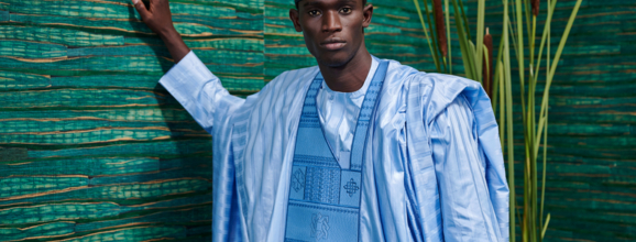 Grand Boubou in light blue