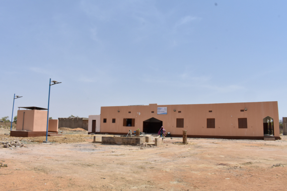 Aussenansicht der Entbindungsstation in Mali