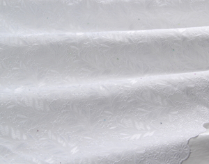 Embroidery  white-lurex